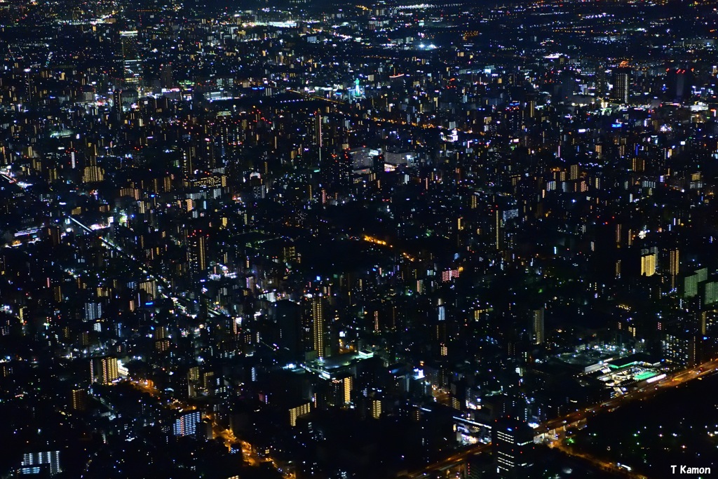 大阪上空