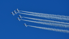 青空にブルーインパルス①