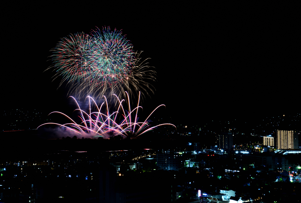 亀岡平和祭保津川市民花火大会②