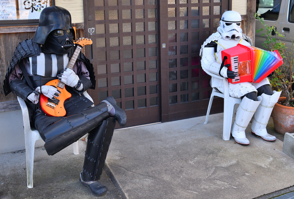 玄関にダース・ベィダー