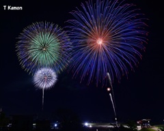 淡路市夏まつり花火②