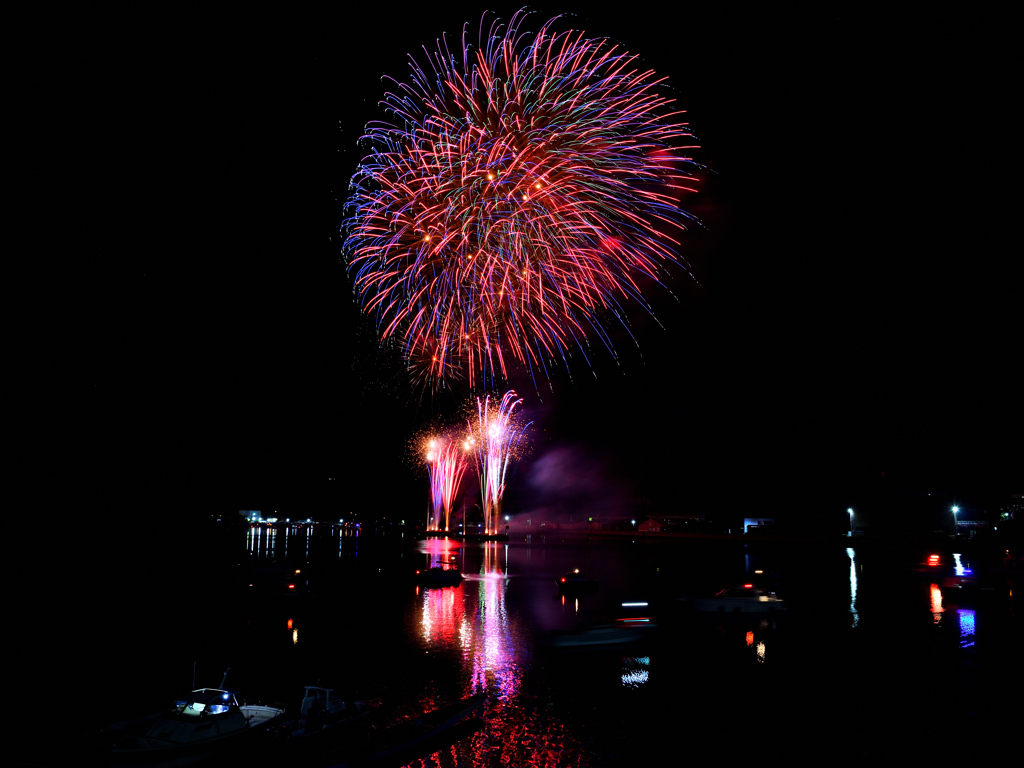 相生ペーロン祭海上花火大会③