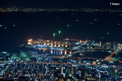 神戸東部の夜景