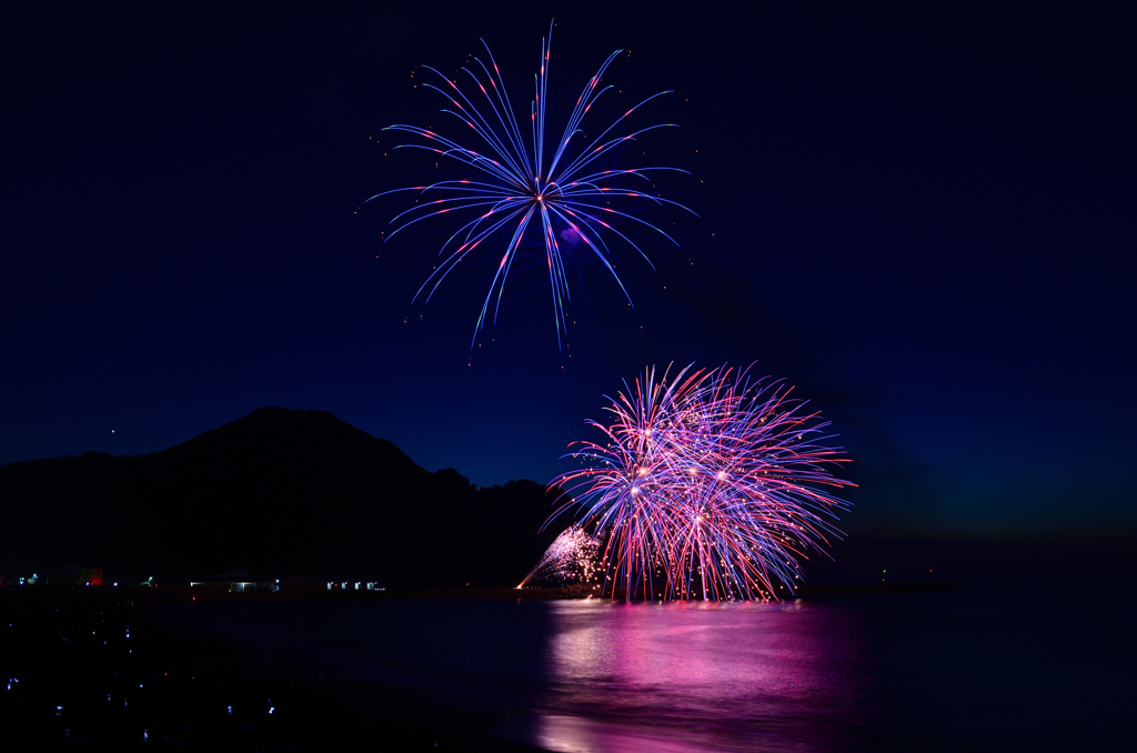 浜坂ふるさと夏まつり花火大会➌