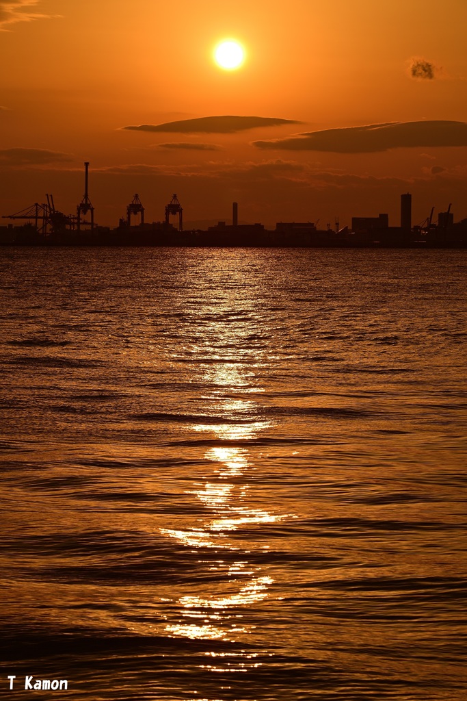 休日の夕陽①