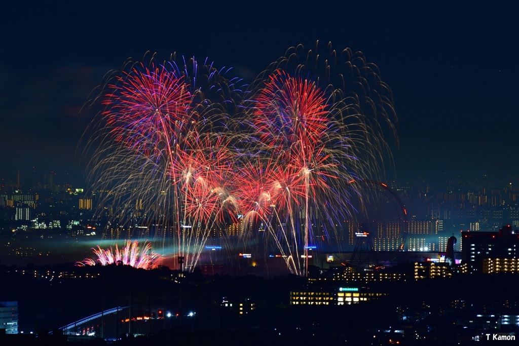 万博夜空がアートになる日③