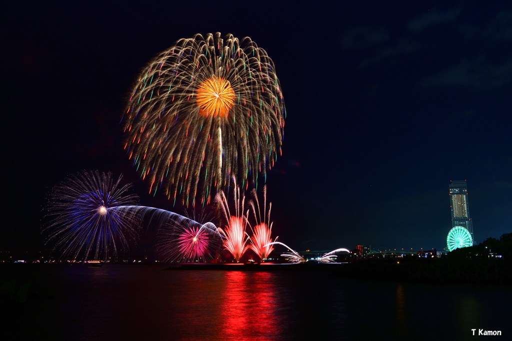 大阪湾りんくう芸術花火2022❼