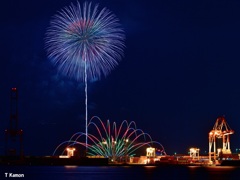 大阪湾水上芸術花火⑨