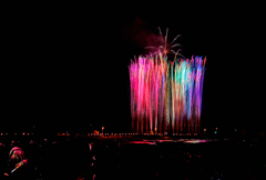 「愛宕祭」花火①