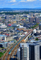 緑と赤の連結