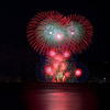 びわ湖大花火大会⑪～レッド・スターマイン～