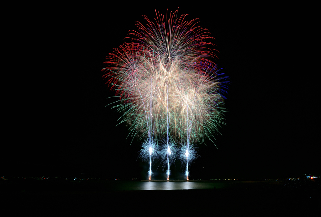 常滑りんくうビーチサンセット花火⑬