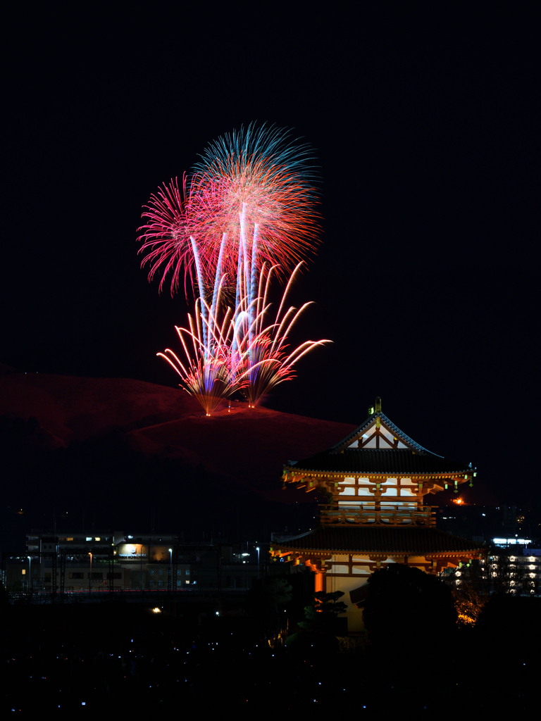 若草山焼き花火①