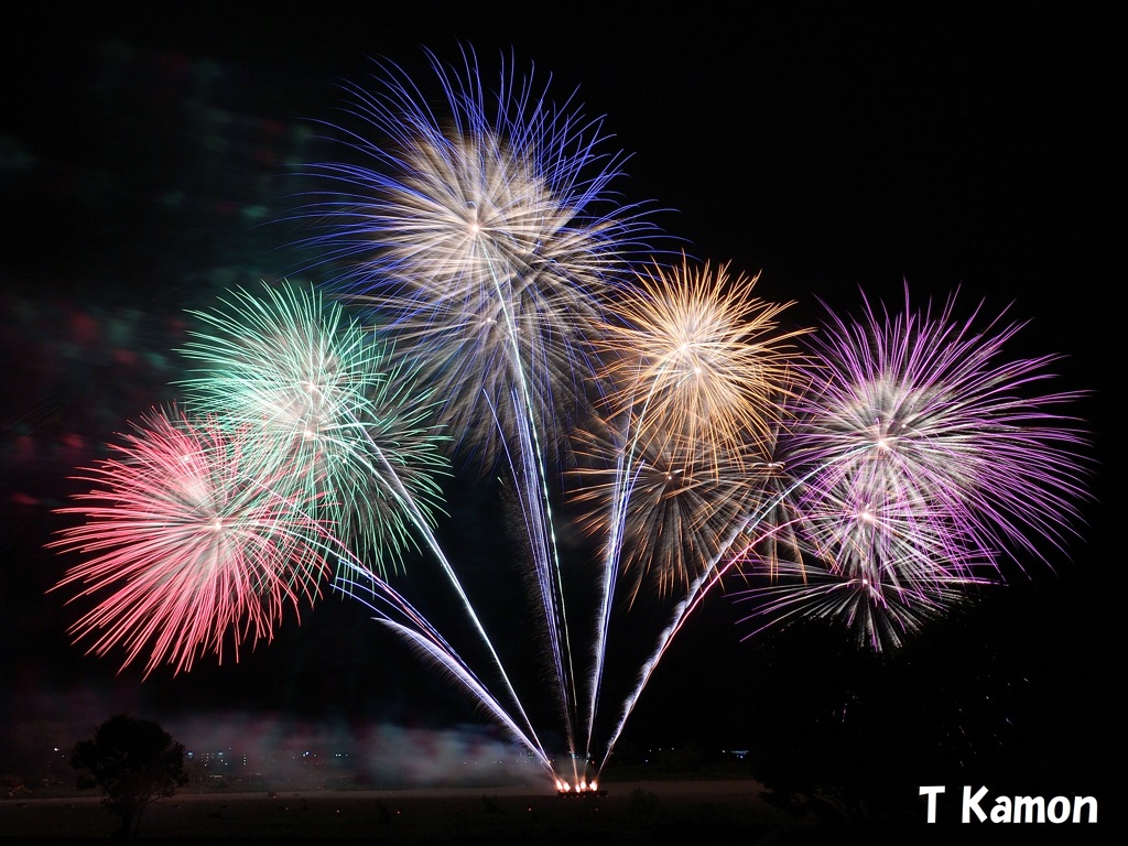 亀岡平和祭保津川市民花火大会⑦