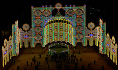 東遊園地のルミナリエ