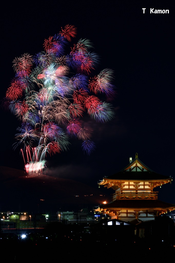 若草山の花火④