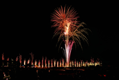 「愛宕祭」花火⑦