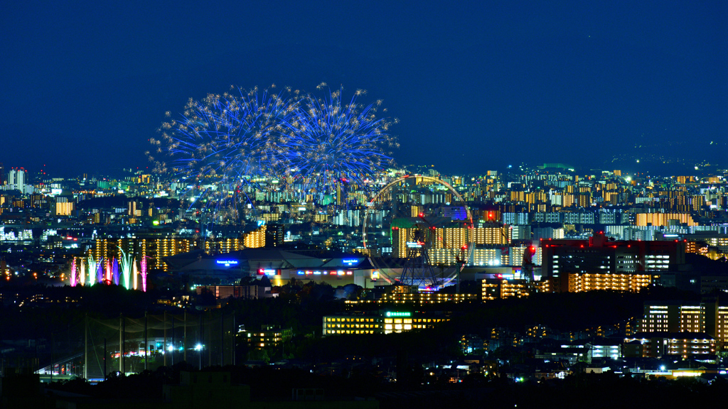 万博夜空がアートになる日2023①