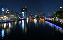 大川夜景