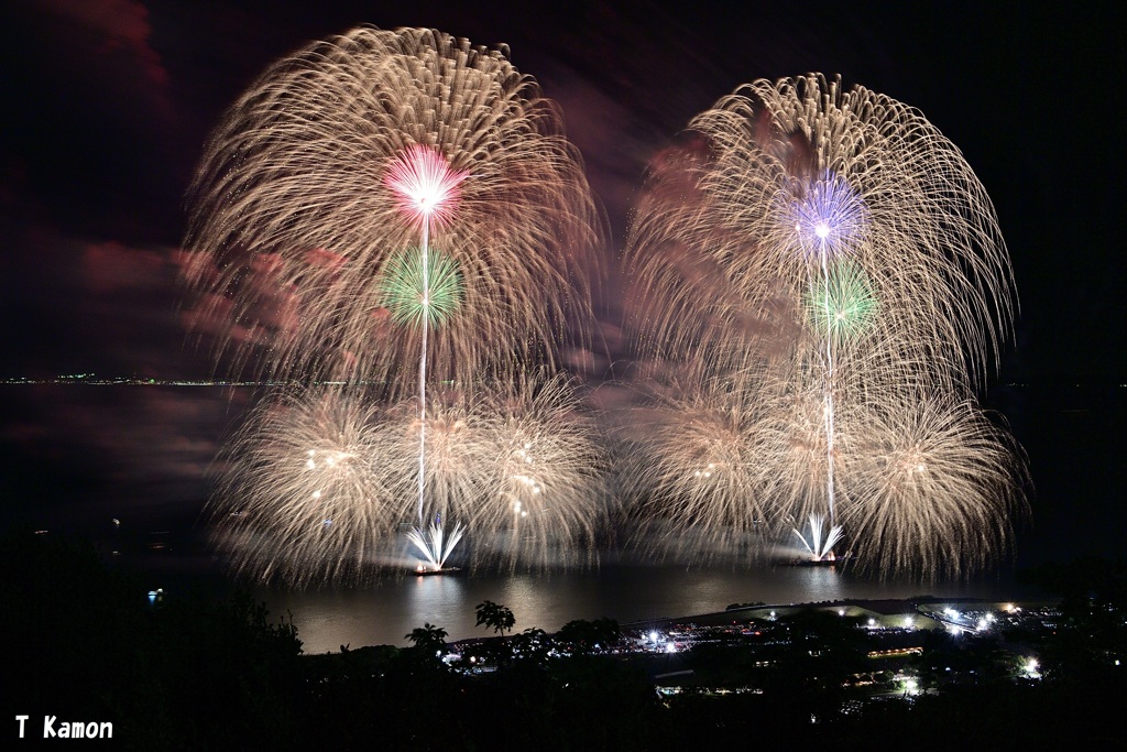 淡路市夏まつり花火⑤