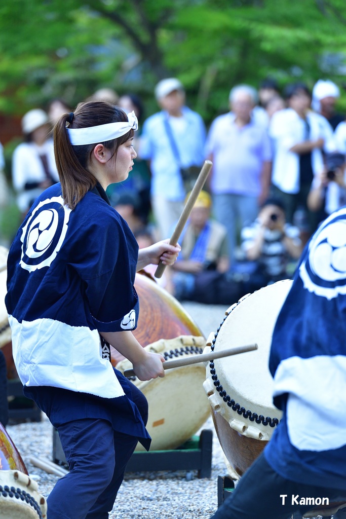 風鎮大祭の奉納太鼓②