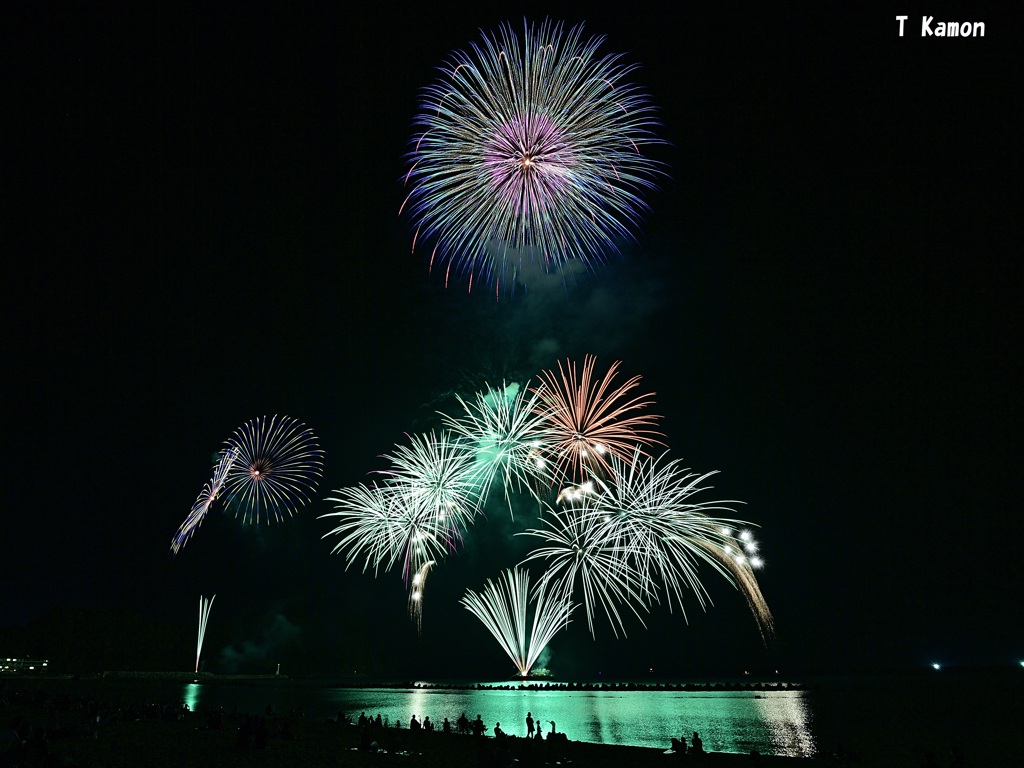 たけの海上花火④