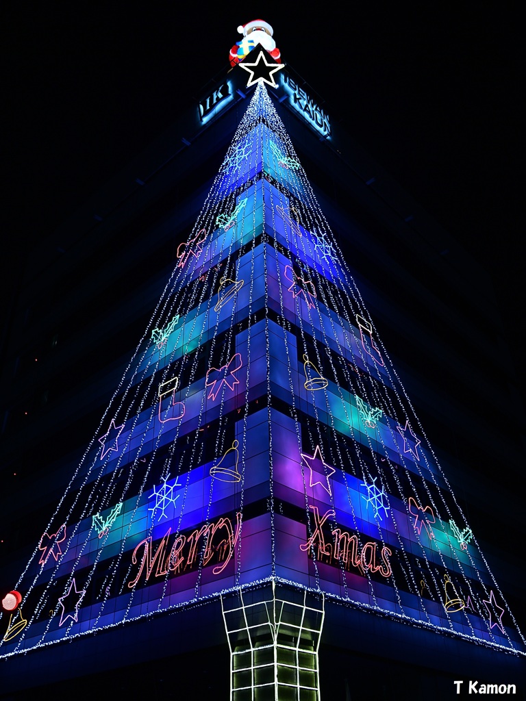 街角のイルミネーション