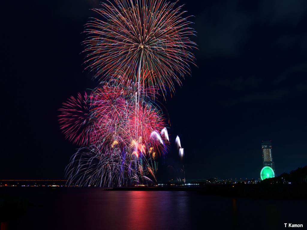 大阪湾りんくう芸術花火2022❹