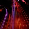 高速道路の夜景