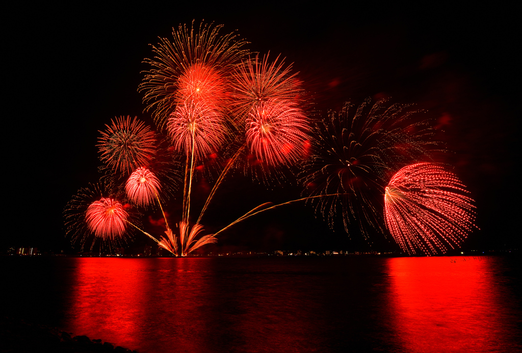 松江水郷祭湖上花火大会⑥