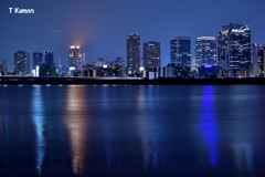 淀川から見た梅田の夜景④