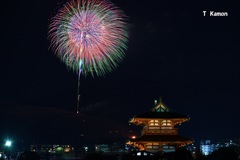 若草山の花火①