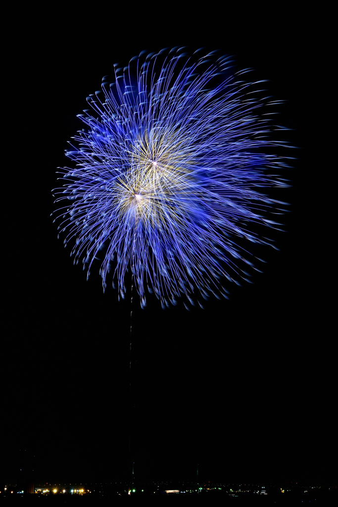 雨のクリスマスイヴの花火　⑦