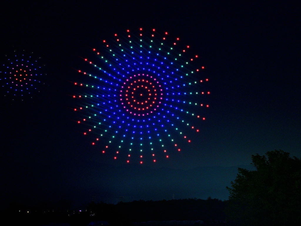 ドローンショー②