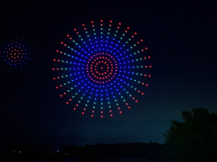 ドローンショー②