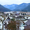 「美山かやぶきの里」の朝
