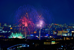 万博夜空がアートになる日⑦