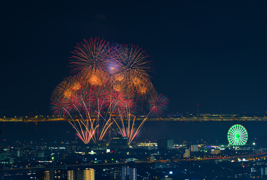 大阪湾りんくう芸術花火⑩