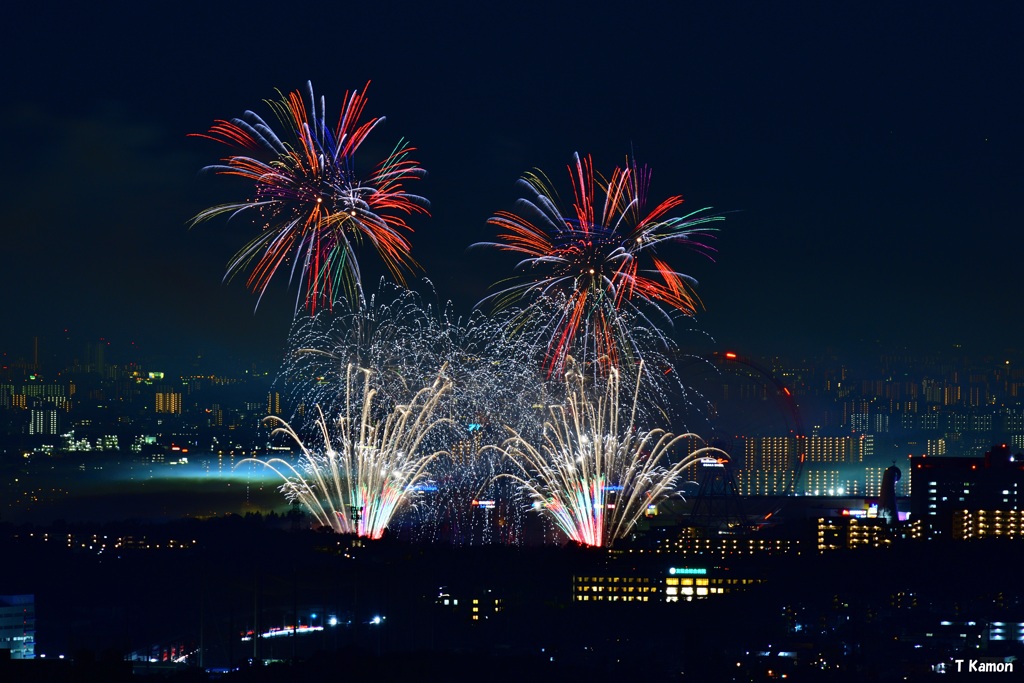 万博夜空がアートになる日⑩