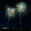 保津川市民花火②～ドローンと一緒