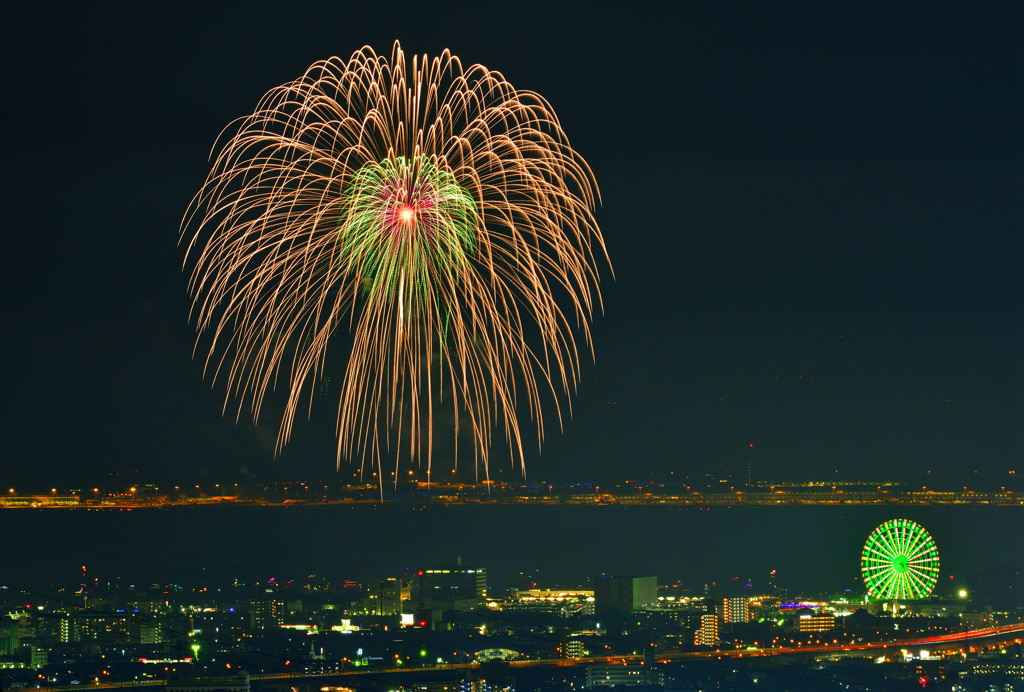 大阪湾りんくう芸術花火⑪