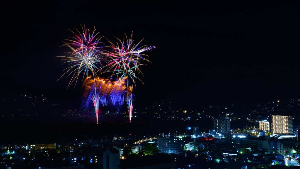亀岡平和祭保津川市民花火大会①