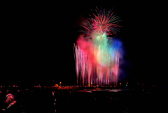「愛宕祭」花火②