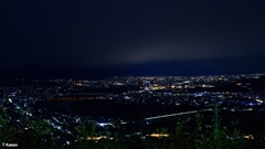 姥捨SAから見た夜景