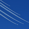 青空にブルーインパルス②