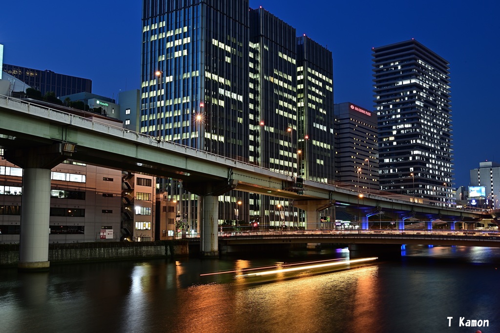 夜の浪華の八百八橋⑧