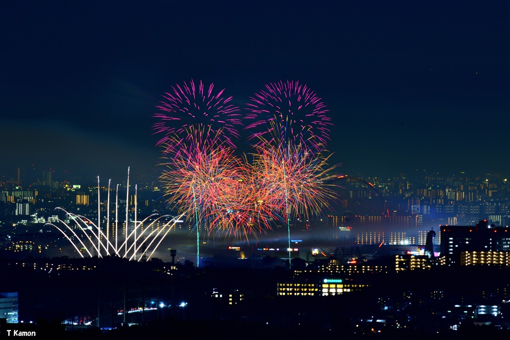 万博夜空がアートになる日②