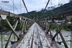 日本最大級の木製吊り橋④