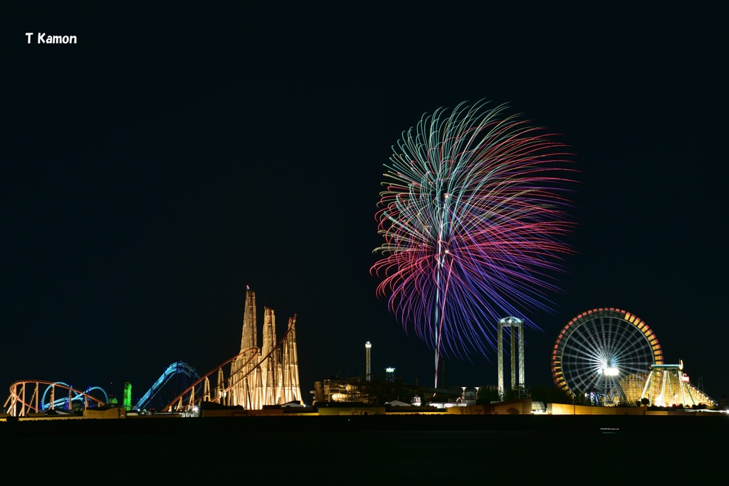 長島温泉花火⑧