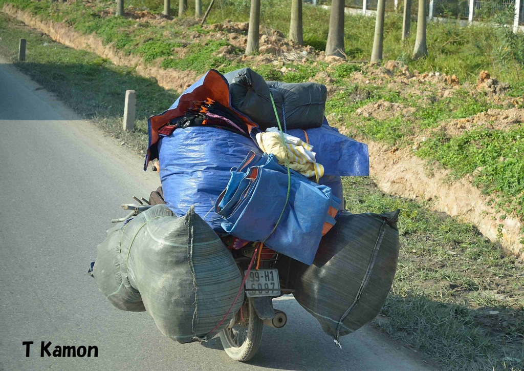 多すぎる荷物（世界の乗り物⑤）